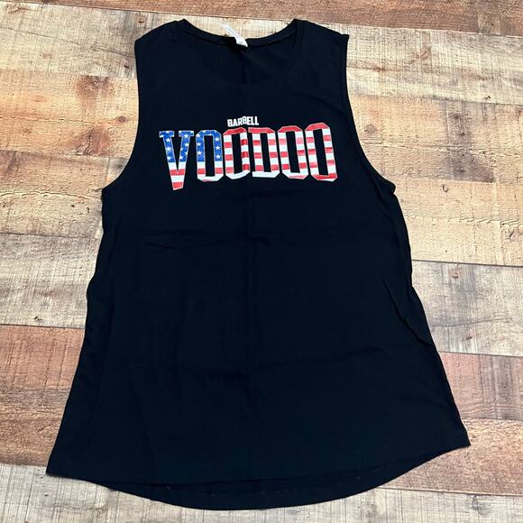 Barbell Voodoo BUNDLE 2 Women's Workout Gym Crossfit Barbell Muscle Tanks Sz XL - Picture 2 of 7